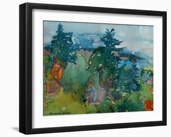 View of the Rooftops-Brenda Brin Booker-Framed Giclee Print