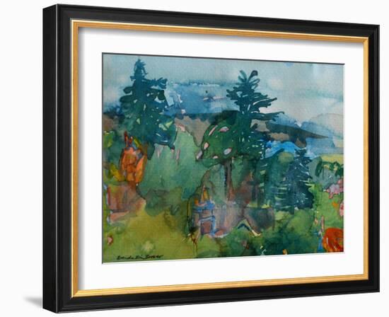 View of the Rooftops-Brenda Brin Booker-Framed Giclee Print