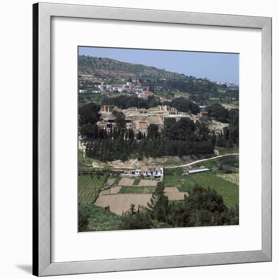 View of the Royal Minoan palace of Knossos, c.1700-1300 BC-Unknown-Framed Photographic Print