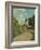 View of the Rue De Moubuisson, Louveciennes, 1874-Alfred Sisley-Framed Giclee Print