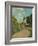 View of the Rue De Moubuisson, Louveciennes, 1874-Alfred Sisley-Framed Giclee Print