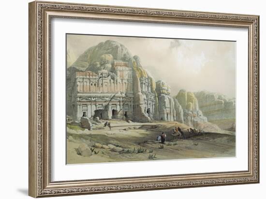 View of the Ruins of Petra, Jordan, 1839-David Roberts-Framed Giclee Print