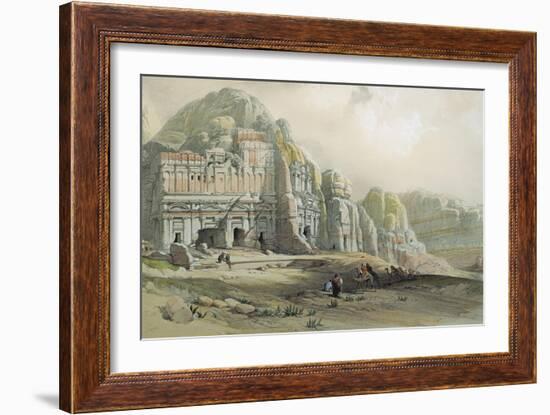 View of the Ruins of Petra, Jordan, 1839-David Roberts-Framed Giclee Print