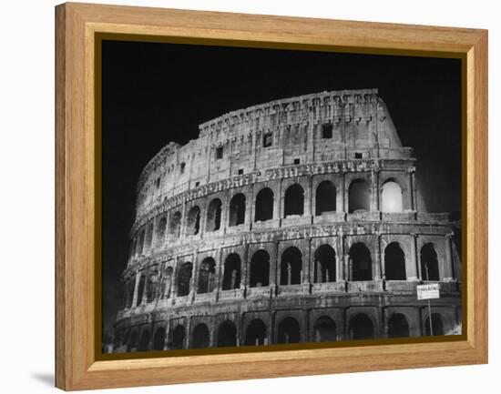 View of the Ruins of the Colosseum in the City of Rome-Carl Mydans-Framed Premier Image Canvas