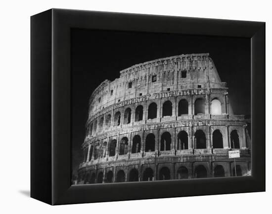 View of the Ruins of the Colosseum in the City of Rome-Carl Mydans-Framed Premier Image Canvas