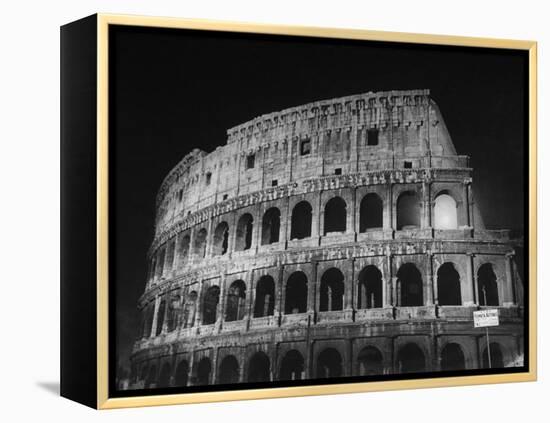 View of the Ruins of the Colosseum in the City of Rome-Carl Mydans-Framed Premier Image Canvas