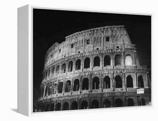 View of the Ruins of the Colosseum in the City of Rome-Carl Mydans-Framed Premier Image Canvas