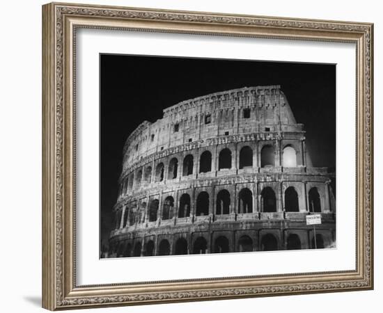 View of the Ruins of the Colosseum in the City of Rome-Carl Mydans-Framed Photographic Print