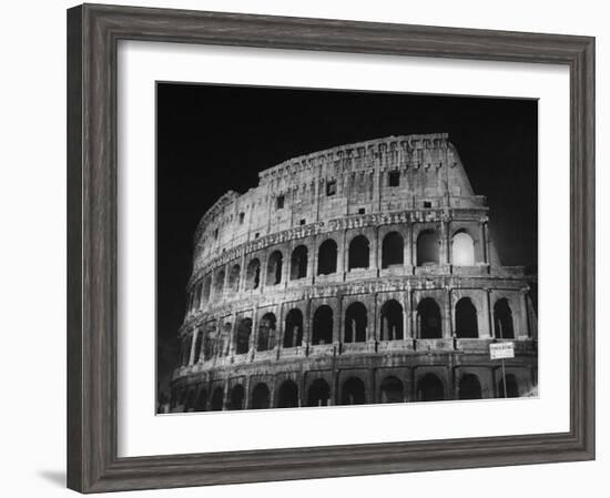 View of the Ruins of the Colosseum in the City of Rome-Carl Mydans-Framed Photographic Print