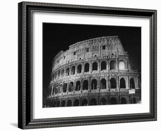 View of the Ruins of the Colosseum in the City of Rome-Carl Mydans-Framed Photographic Print