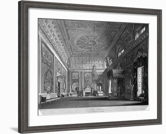 View of the Saloon in Buckingham House, Westminster, London, 1819-William James Bennett-Framed Giclee Print