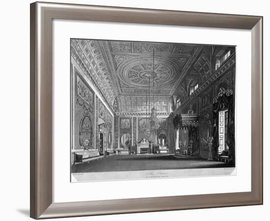 View of the Saloon in Buckingham House, Westminster, London, 1819-William James Bennett-Framed Giclee Print