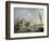 View of the San Giorgio Maggiore Island, Between 1765 and 1775-Francesco Guardi-Framed Giclee Print