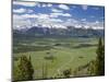 View of the Sawtooth Mountain Range from Galena Summit in Custer County, Idaho, Usa-David R. Frazier-Mounted Photographic Print