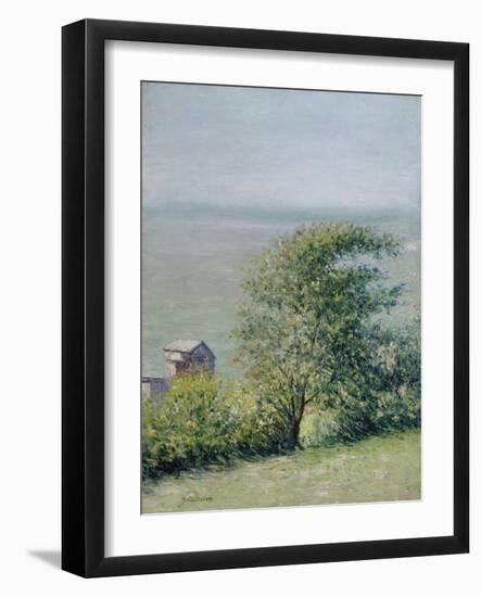 View of the Sea from Villerville, 1882-Gustave Caillebotte-Framed Giclee Print