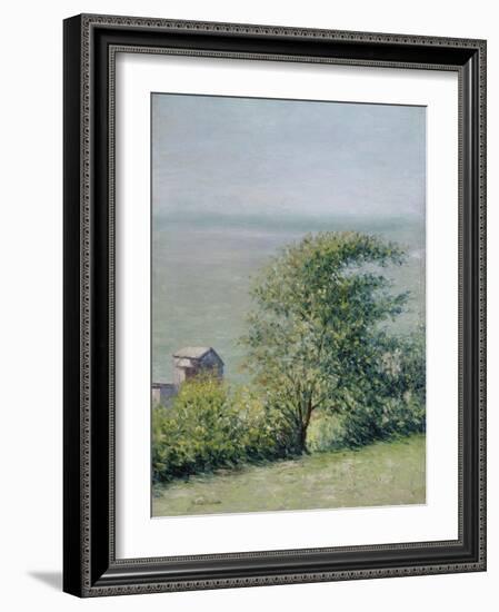 View of the Sea from Villerville, 1882-Gustave Caillebotte-Framed Giclee Print