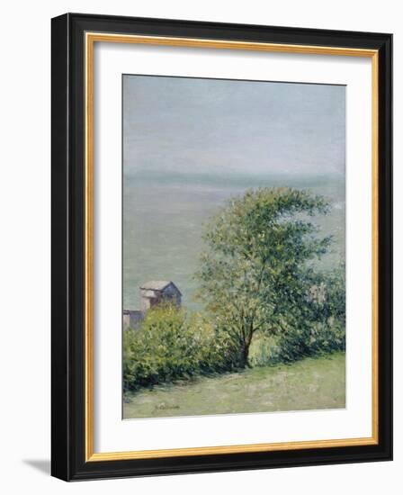 View of the Sea from Villerville, 1882-Gustave Caillebotte-Framed Giclee Print
