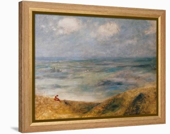 View of the Sea, Guernsey-Pierre-Auguste Renoir-Framed Premier Image Canvas