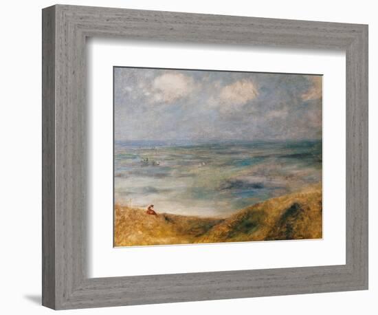 View of the Sea, Guernsey-Pierre-Auguste Renoir-Framed Giclee Print