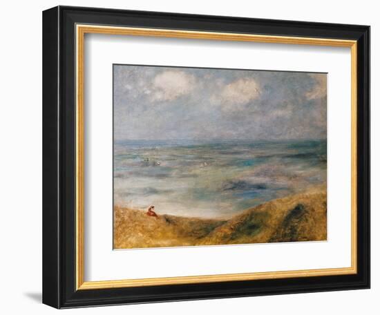 View of the Sea, Guernsey-Pierre-Auguste Renoir-Framed Giclee Print