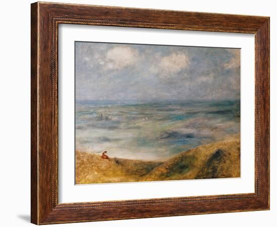 View of the Sea, Guernsey-Pierre-Auguste Renoir-Framed Giclee Print