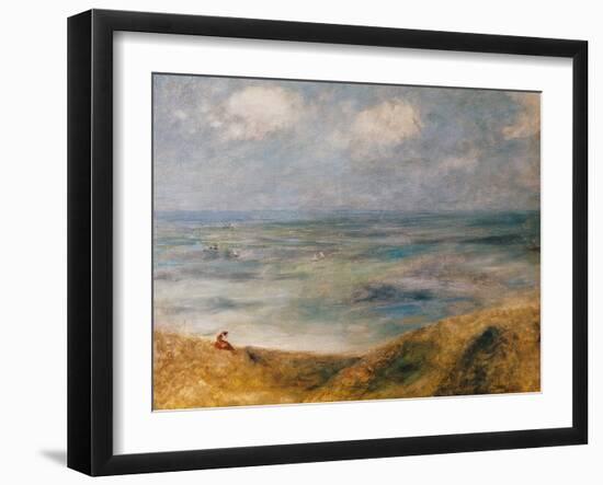 View of the Sea, Guernsey-Pierre-Auguste Renoir-Framed Giclee Print