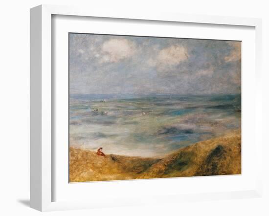 View of the Sea, Guernsey-Pierre-Auguste Renoir-Framed Giclee Print