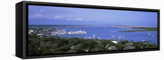 View of the Sea, St. Augustine, St. Johns County, Florida, USA-null-Framed Premier Image Canvas