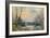 View of the Seine, Paris, Vue de La Seine, Paris-Albert-Charles Lebourg-Framed Giclee Print