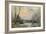 View of the Seine, Paris, Vue de La Seine, Paris-Albert-Charles Lebourg-Framed Giclee Print