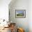 View of the Seven Sisters Cliffs, the Coastguard Cottages on Seaford Head, East Sussex-Neale Clarke-Framed Photographic Print displayed on a wall