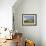 View of the Seven Sisters Cliffs, the Coastguard Cottages on Seaford Head, East Sussex-Neale Clarke-Framed Photographic Print displayed on a wall