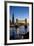 View of the Shard and Tower Bridge Above the River Thames at Dusk-Charles Bowman-Framed Photographic Print