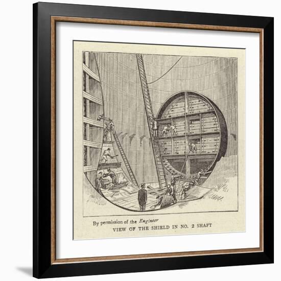 View of the Shield in No 2 Shaft-null-Framed Giclee Print