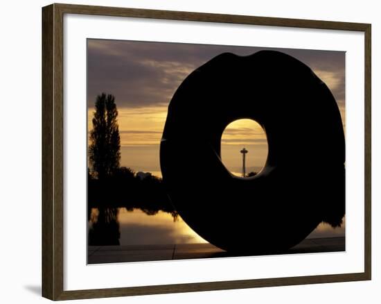 View of the Space Needle, Discovery Park, Seattle, Washington, USA-William Sutton-Framed Photographic Print