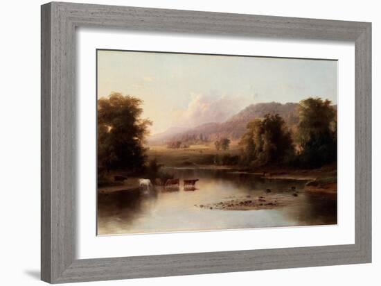 View of the St. Anne's River, 1870-Robert Scott Duncanson-Framed Giclee Print