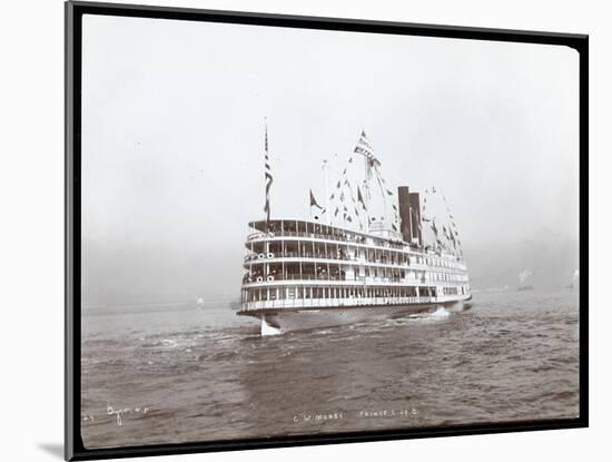 View of the Steamship "C.W. Morse", Presumably on the Hudson River Near West Point Upon the Visit…-Byron Company-Mounted Giclee Print