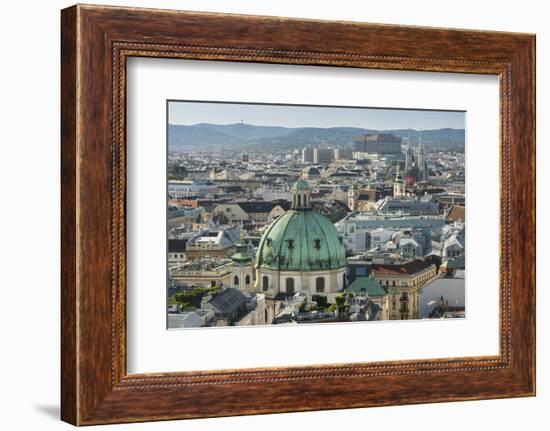 View of the Stephansdom, Church St. Peter, District Inner City, Vienna, Austria-Rainer Mirau-Framed Photographic Print