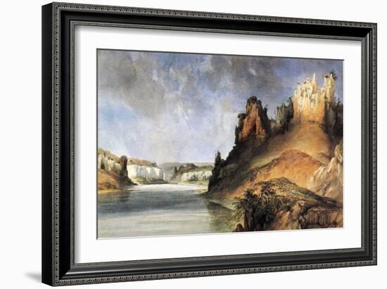 View Of The Stone Walls-Karl Bodmer-Framed Giclee Print