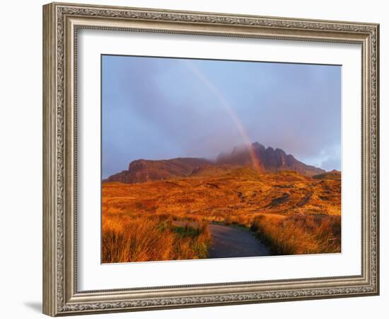 View of The Storr at sunrise, Isle of Skye, Inner Hebrides, Scotland, United Kingdom, Europe-Karol Kozlowski-Framed Photographic Print