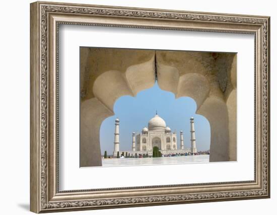View of the Taj Mahal, Agra, Uttar Pradesh, India-null-Framed Photographic Print