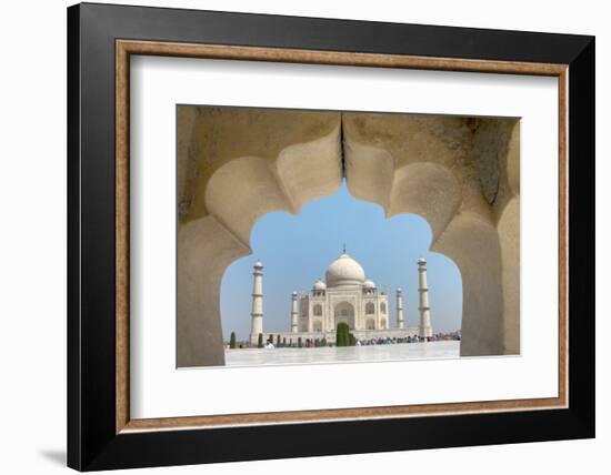 View of the Taj Mahal, Agra, Uttar Pradesh, India-null-Framed Photographic Print