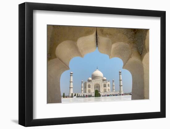 View of the Taj Mahal, Agra, Uttar Pradesh, India-null-Framed Photographic Print