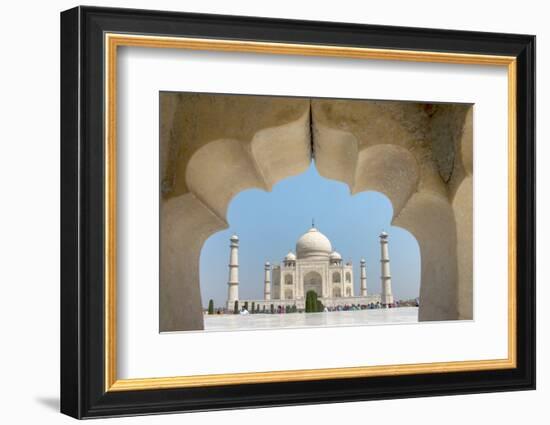 View of the Taj Mahal, Agra, Uttar Pradesh, India-null-Framed Photographic Print