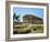 View of the Temple of Neptune, Doric, 5th BCE-null-Framed Giclee Print