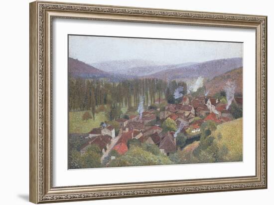 View of the Terrasse De Marquayrol, Labastide Du Vert, 1935-Henri Martin-Framed Giclee Print