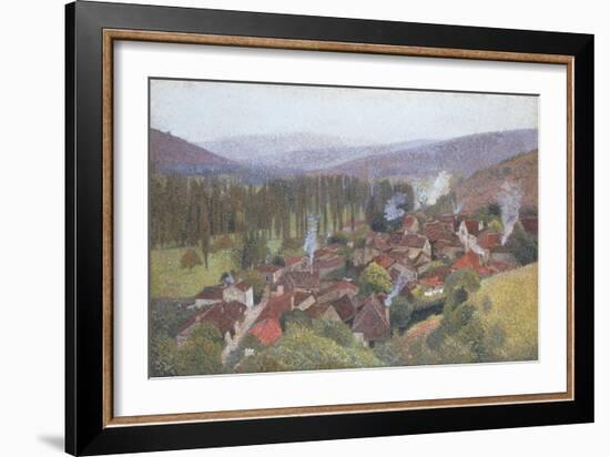 View of the Terrasse De Marquayrol, Labastide Du Vert, 1935-Henri Martin-Framed Giclee Print