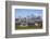 View of the The Old Royal Naval College and Canary Wharf, Taken from Greenwich Park, London-Charlie Harding-Framed Photographic Print