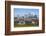 View of the The Old Royal Naval College and Canary Wharf, Taken from Greenwich Park, London-Charlie Harding-Framed Photographic Print