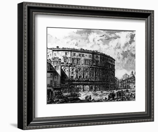 View of the Theatre of Marcellus, from the 'Views of Rome' Series, C.1760-Giovanni Battista Piranesi-Framed Giclee Print